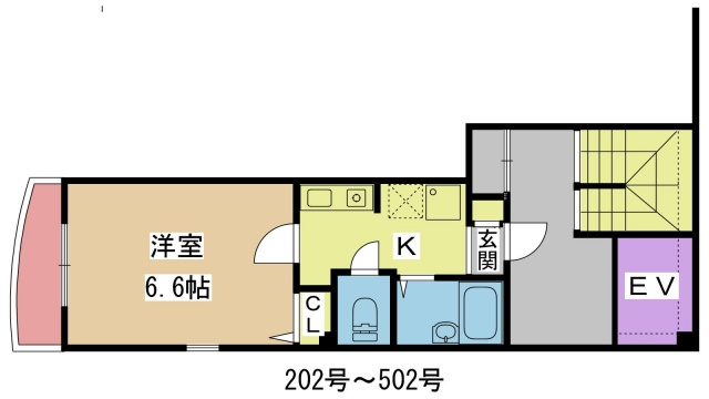 セントラル１５０１の間取り