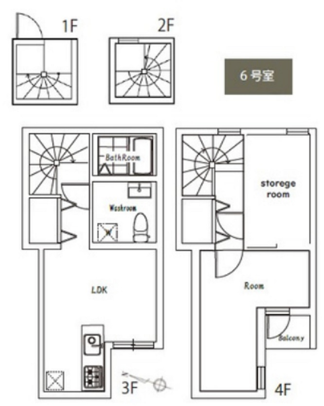 ポルトグランデ目黒かむろ坂の間取り