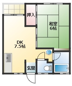【間取り】 | コーポ井田