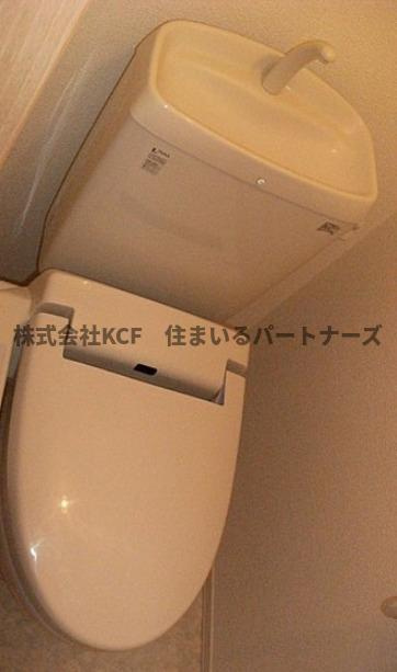 ハートフルハイツのトイレ|落ち着いたトイレです
