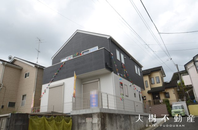 【外観】 | 海老名市国分南4丁目　新築戸建て　 全1棟 | 【仲介手数料無料でご紹介可能です】大樹不動産
※外構はこれからになります（令和5年5月26日現在）