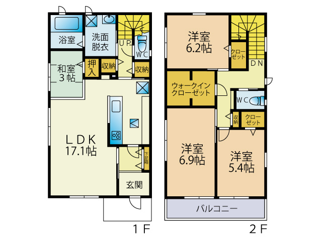 【間取り】 | 裾野市石脇 中古住宅 EH04418 | 裾野市石脇　間取図