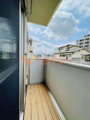 オリーヴァ東櫛原　A棟のバルコニー