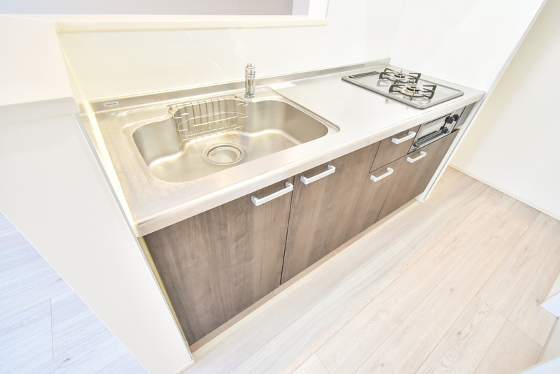 久留米市宮ノ陣５丁目のアパートのキッチン|キッチンでお料理をお楽しみください