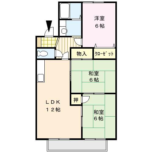 アーバンライフ津福の間取り