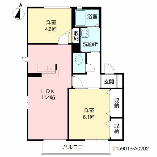 クレースモールの間取り