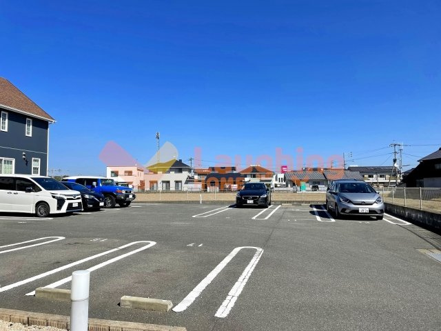ビエント　A棟の駐車場