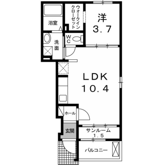 【間取り】 | クレビステＡ