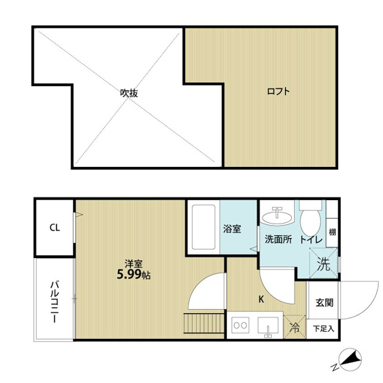 【間取り】 | THE MEWS FLAT吉塚