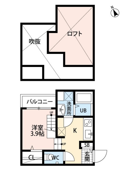 【間取り】 | スカイヴィラ大橋