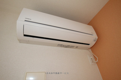 【設備】 | プロムナードＭⅡ | エアコン
プロムナード・ＭⅡ　203号室　2019/4/27撮影