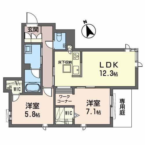 ShaMaison HARMONIE 甲子園の間取り