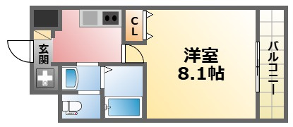 AILE鳴尾の間取り