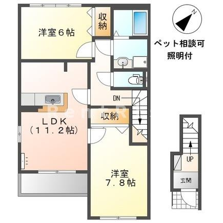 ＫＵＫＵＮＡ（ククナ）の間取り|間取図