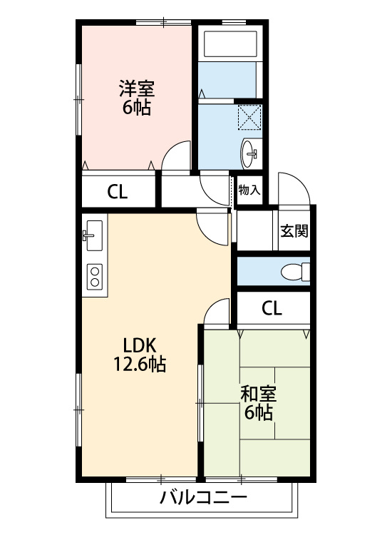 アルバ　　刈谷市の賃貸ならクラスホーム刈谷店の間取り