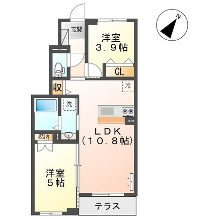 ソレイユの間取り
