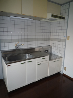 【キッチン】 | コーポラスF3 | お料理しやすいキッチンです