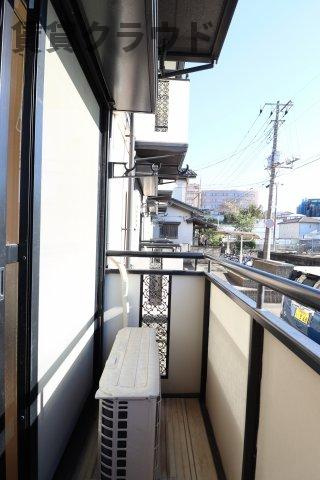 ルミエール末広のバルコニー|暖かな日差しのふりそそぐバルコニー