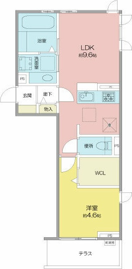 ラ・グリシーヌ　　刈谷市近郊の賃貸はクラスホーム刈谷店の間取り