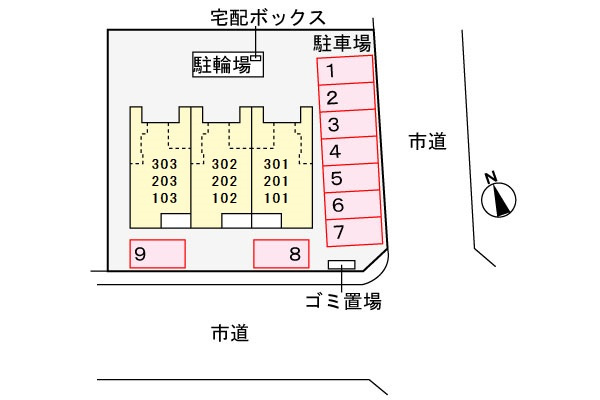 グレイスの区画図