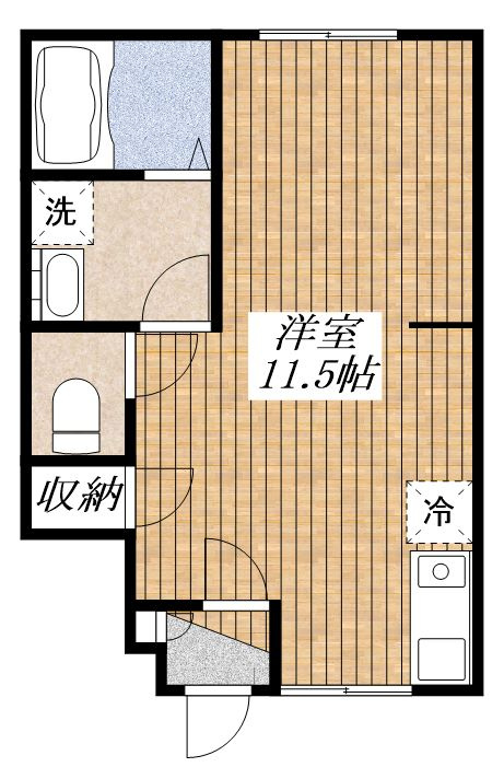 ブエナメゾン福生Aの間取り