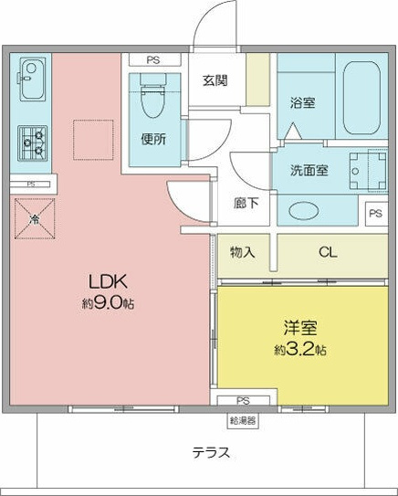 ラ・グリシーヌ　　刈谷市近郊の賃貸ならクラスホーム刈谷店の間取り