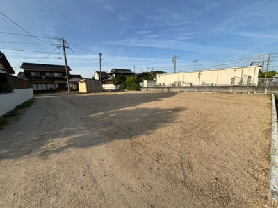 【外観】 | 土地　玉島黒崎　全1区画　95.95坪 | 南西側より撮影した現地外観です。