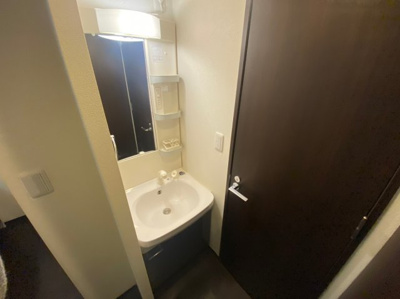 【洗面所】 | プレミアムコート名古屋金山インテルノ | ゆったりとスペースのある洗面所