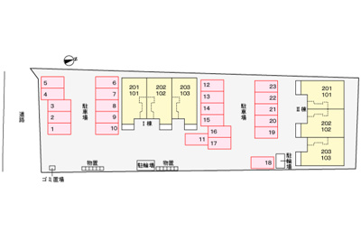 【区画図】 | ラ・フォルテⅡ