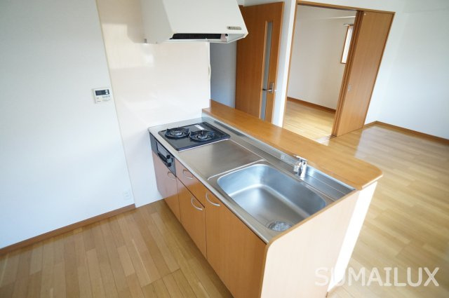 熊本市中央区紺屋今町の賃貸マンションのキッチン