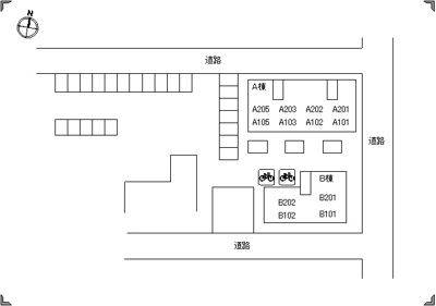 【区画図】 | トゥインクル葵　Ａ棟