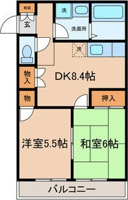 ユーハイツパーシモン　　刈谷市の賃貸ならクラスホーム刈谷店の間取り