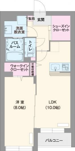 クレセールの間取り