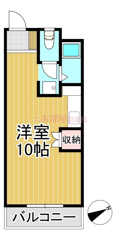 グレースマンション櫛原の間取り