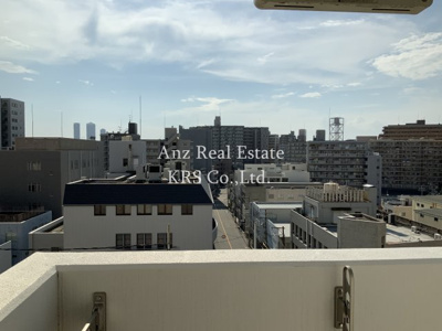 【展望】 | ザ・パーククロス阿波座 | 9階バルコニーからの眺望！青空が見えて清々しいです♪