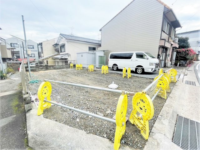 ■敷地約２２坪■角地■現況更地■建築条件なし売土地■山科区北花山中道町の外観|現地(令和５年１月撮影)