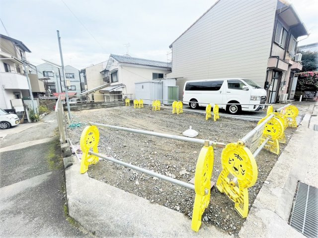 ■敷地約２２坪■角地■現況更地■建築条件なし売土地■山科区北花山中道町の外観|現地(令和５年１月撮影)