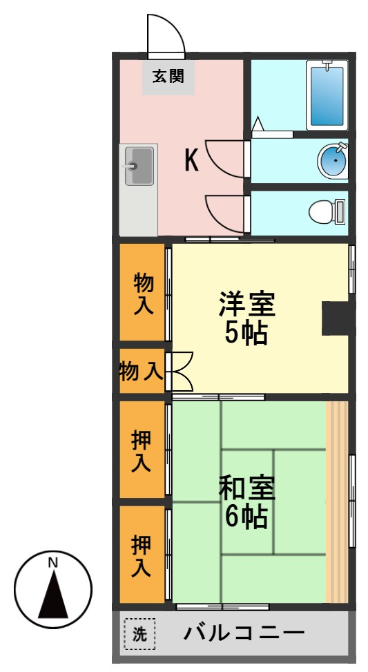 プラーズ松島の間取り