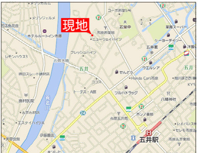【地図】 | 市原市五井　新築戸建