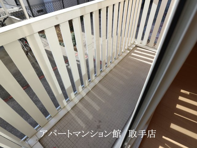 サウスコートⅡのバルコニー