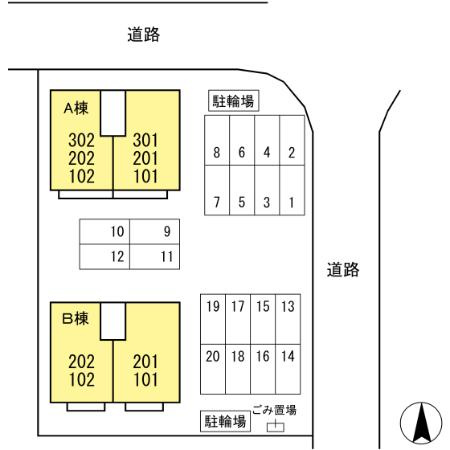 【区画図】 | D-room妻崎開作
