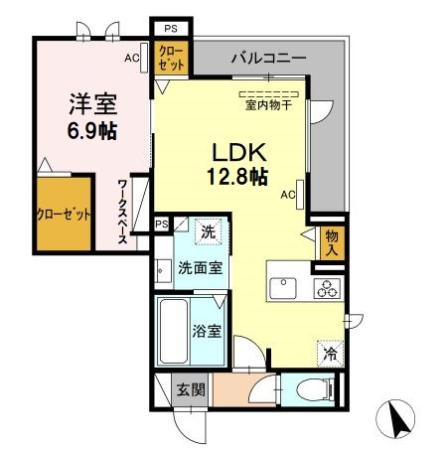 【間取り】 | グランヴェール柱