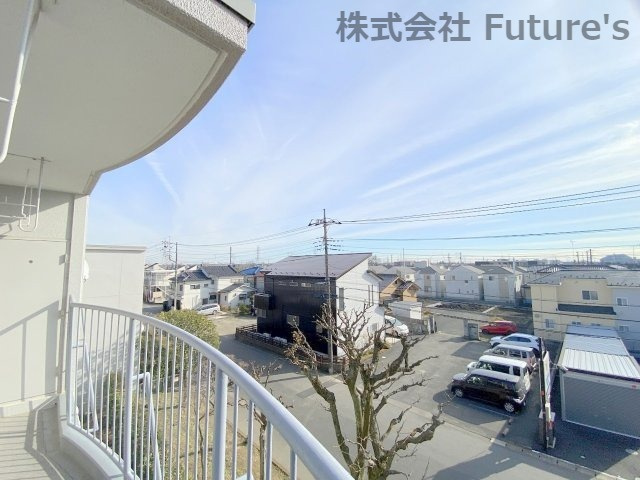 サンフィールド吉川3号棟の展望|3階建３階の最上階からの眺望をお楽しみください