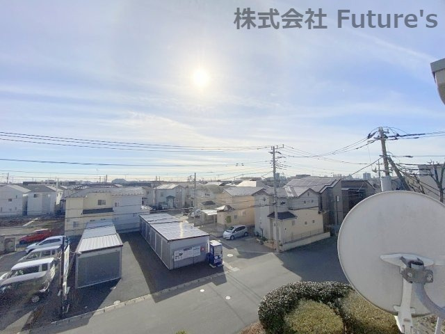 サンフィールド吉川3号棟の展望|3階建３階の最上階からの眺望をお楽しみください
