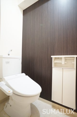 熊本市中央区迎町１丁目の賃貸マンションのトイレ