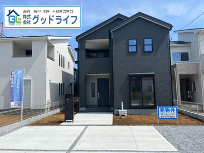 【外観】 | 深谷市萱場　全5棟　新築分譲住宅　2号棟 | 深谷市萱場　新築住宅　外観写真　
