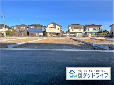 【前面道路含む現地写真】 | 深谷市萱場　全5棟　新築分譲住宅　3号棟 | 前面道路含む現地写真です
