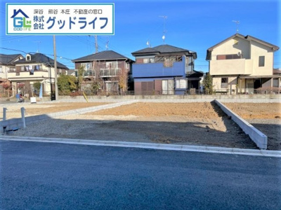【前面道路含む現地写真】 | 深谷市萱場　全5棟　新築分譲住宅　3号棟 | 前面道路含む現地写真です