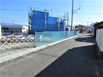 【前面道路含む現地写真】 | エンゼルハウス甲斐市篠原④ | 前面道路含む現地写真です