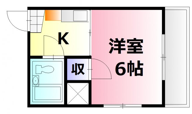 【間取り】 | コーポ平本
